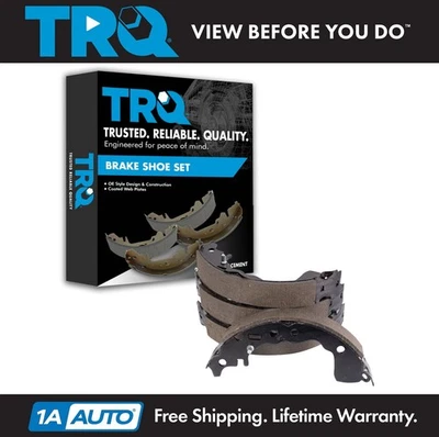 TRQ Rear Brake Shoes Fits 2018-2022 Nissan Kicks 2020-2022 Versa - Image 1 of 4