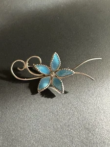 Broche Meldahl Plata Esterlina Noruega Noruego De Colección Estado Esmalte 1105 - Imagen 1 de 8