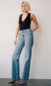 Abercrombie & Fitch Gr. 27 / 4 Jeans The 90s Relaxed High Rise Raw Hem - Bild 1 von 5