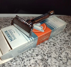 Merkur Razor #38 HD Classic Barber Pole Long Safety Razor. Made In Germany. NEW. - Picture 1 of 10