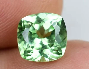 3.40 Ct Natural Green Sapphire Excellent Certified Ceylon Loose Gemstone - Picture 1 of 6