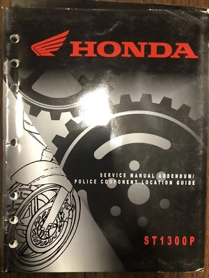 HONDA DEALER SERVICE MANUAL BOOK ST1300P ST 1300 P 61MCS002 - Image 1 of 2