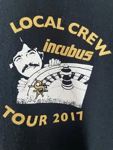 Incubus Tour 2017 T-shirt MYF Just a Bunch of Roadies Local Crew Ltd Edition XL - Picture 1 of 15
