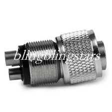 1 Pcs Dental Turbine Adapter Converter 4 to 2 Holes For High Speed Handpiece