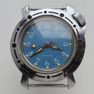 Vintage Vostok 2409A Amphibia Soviet Wrists Watch Man Russian Komandirskie - Bild 1 von 7