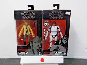 C0108 Hasbro Star Wars Black Series "Luke (100) & Finn (17)" Bundle (New*) - Picture 1 of 15