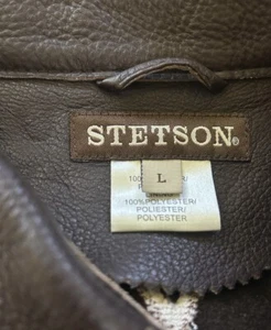 Men’s Stetson Leather With Snaps Buttons Cowboy Shocker - Picture 1 of 14