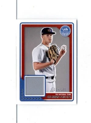 2023 Panini USA Stars & Stripes Jersey #USAM-BP Brennan Phillips RC 119/250 - Image 1 of 2