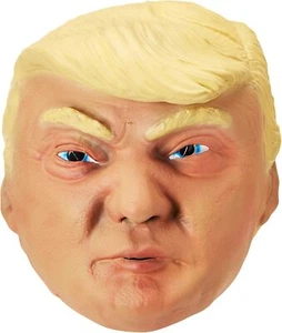 Donald Trump Deluxe Vinyl Mask Lifelike Halloween Costume One Size - Picture 1 of 3