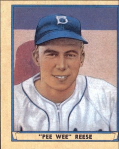 2003 Upper Deck Play Ball 1941 Reprints Dodgers Baseball Card #R6 Pee Wee Reese