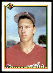 1990 Bowman Steve Avery RC Atlanta Braves #9