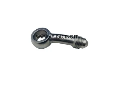 RACCORDO OCCHIELLO FORATO BRAKING 20° PER COSTRUZIONE TUBI FRENO IN TRECCIA - Immagine 1 di 2