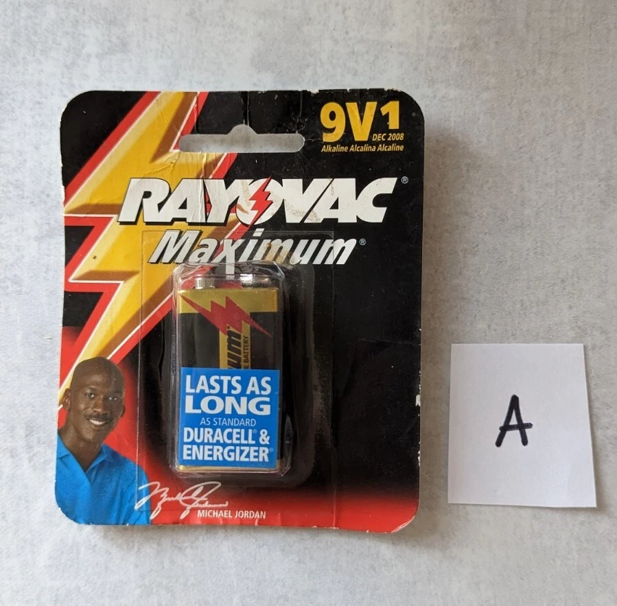 Batería Rayovac 9V Michael Jordan (A) Foto 1 de 2