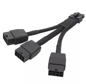 NVIDIA PCIe 12VHPWR 12+4-pin to 3x PCIe 8-pin Adapter Cable (12CF1-1PW138-30R) - Picture 1 of 6