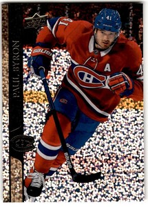 2020-21 Upper Deck Speckled Rainbow Paul Byron #348 Montreal Canadiens