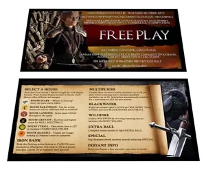 Stern Game of Thrones Pinball Custom Apron Instruction Cards v2 with Cersei - Picture 1 of 1