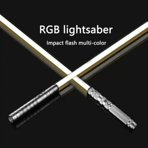 RGB Metal Lightsaber, Perfect For Display Or Duelling With Multiple Colours - Picture 1 of 11