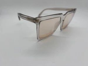 NEW Tom Ford Sabrina-02 TF764 20Z Clear Sunglasses 58-16-140mm Comes w/Full Set - Picture 1 of 5