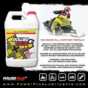 Power Plus 2 Stroke Full Synthetic Snowmobile Racing Oil (1 Gallon) - Picture 1 of 4