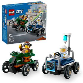 Lego City Plane vs. Hospital Bed - Soapbox Toy 60459