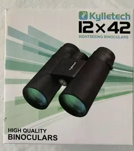 Binoculares Kylietech 12X42 BAK4 prisma FMC lente y bolsa para observación de aves, senderismo - Imagen 1 de 1