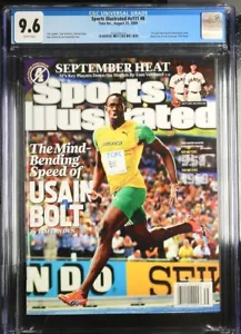 Usain Bolt 1st SPORTS ILLUSTRATED August 31, 2009 Newsstand CGC 9.6 - Picture 1 of 2