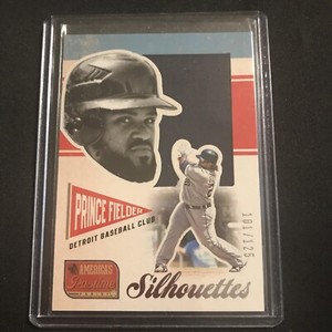 Prince Fielder 2013 America's Pastime Silhouettes Jersey Relic S-PF #d 029/125