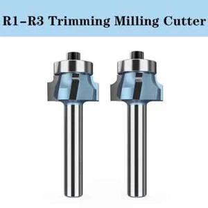 R1 R1.5 R2 R3 4-Tooth Edge Banding Trimming Milling Cutter Engraving Machine - Picture 1 of 10