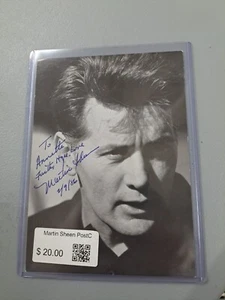 Martin Sheen signierte Postkarte - Bild 1 von 2