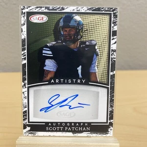 2022 SAGE ARTISTRY #A-SP - SCOTT PATCHAN AUTO BLACK - INDIANAPOLIS COLTS - Picture 1 of 3