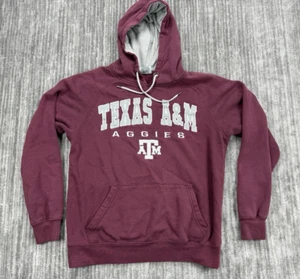 Texas A&M Aggies Hoodie S NCAA Pullover Stadium Athletics embroidered Maroon - Picture 1 of 9