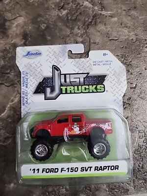 Jada Just Trucks 2011 F-150 SVT Raptor Red - Image 1 of 4
