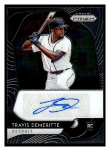2020 Panini Prizm #RA-TD Travis Demeritte Rookie Autographs Silver Prizm - Picture 1 of 2