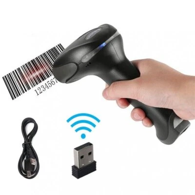 RICARICOPUNTOCOM Lettore Codici a barre wireless pistola barcode senza fili scanner ottico