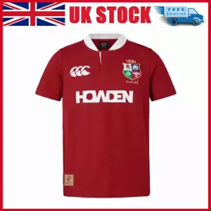 British and Irish Lions Football Uniform Short Sleeved Pants 2025 Red Jersey - Picture 1 of 16