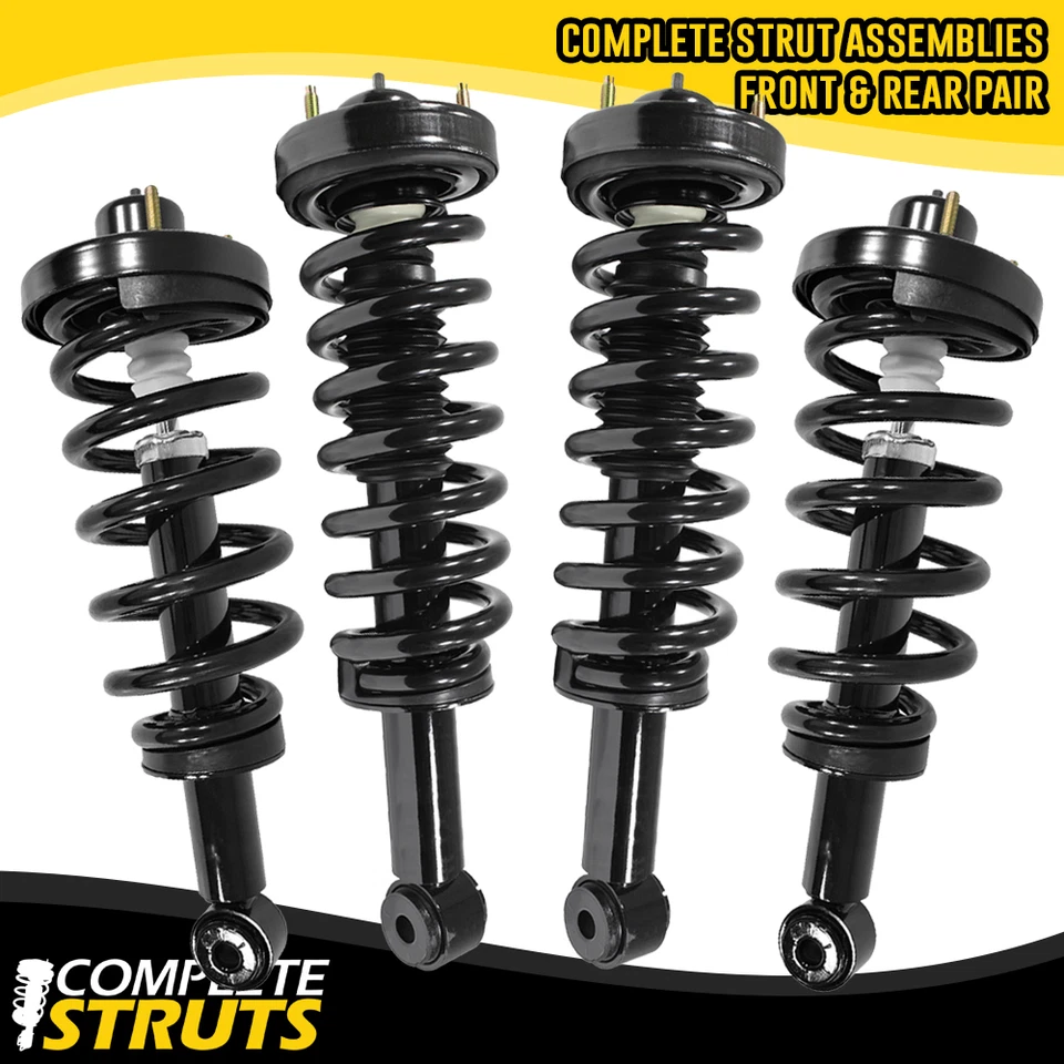 2007-2013 Ford Expedition Front & Rear Complete Struts & Coil Spring Assemblies - Изображение 1 из 4