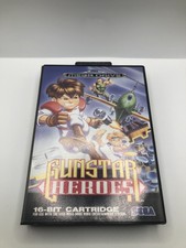 gunstar heroes Sega megadrive Mega Rare Cib #0435 Excellent Condition