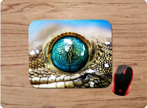 BLUE EYED LIZARD REPTILE AWESOME NON-SLIP NEOPRENE MOUSEPAD HOME OFFICE GIFT - Picture 1 of 1