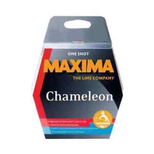 Maxima One Shot Chameleon Monofilament Fishing Line 10, 12, 15 lb