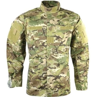 KOMBAT UK ACU Combat Camouflage Shirt Herren taktisch leicht Ripstop Jacke BTP Camouflage