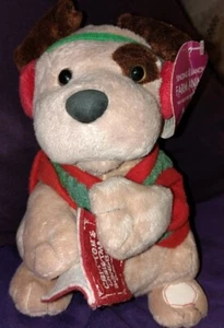 Plush Puppy Dog Critter's Christmas Songbook NOT WORKING xmas decor - Picture 1 of 5