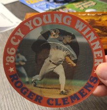 1987 SPORTFLICS Collectors Edition 3D Discs ROGER CLEMENS '86 Cy Young Winner