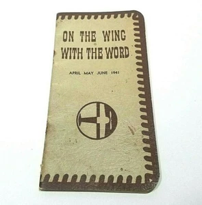 1941 Auf dem Flügel mit dem Wort Taschenblock Liste der Lektionen Southern Baptist Conve - Bild 1 von 7