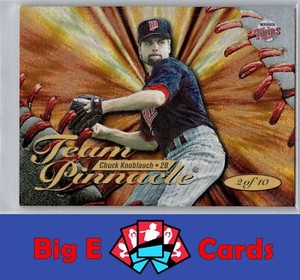 1997 Pinnacle Chuck Knoblauch / Eric Young #2  Team