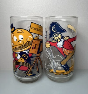 Konvolut 2 Vintage 1977 McDonalds McDonaldland Action Serie Gläser! - Bild 1 von 6