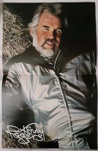 1982 raro y original Kenny Rogers programa de libro de conciertos de gran tamaño 14"" X 11" - Imagen 1 de 5