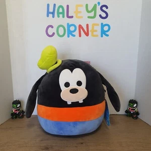 Peluche Squishmallow Disney’s Goofy 10" Kellytoy nuovo autentico - Foto 1 di 4