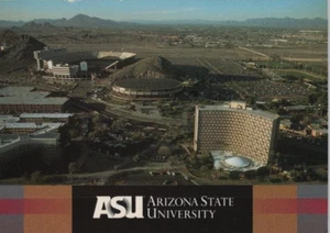 Aerial View Arizona State University ASU Tempe Campus Continental Postcard - Picture 1 of 2