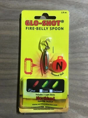 Aparejos de pesca Northland - Cuchara Glo-Shot® Fire-Belly - Brillo dorado - 1/8 oz. Foto 1 de 3