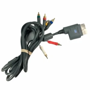 Official OEM Microsoft Xbox 360 AV Composite Audio/Video Cable RCA Original - Picture 1 of 6